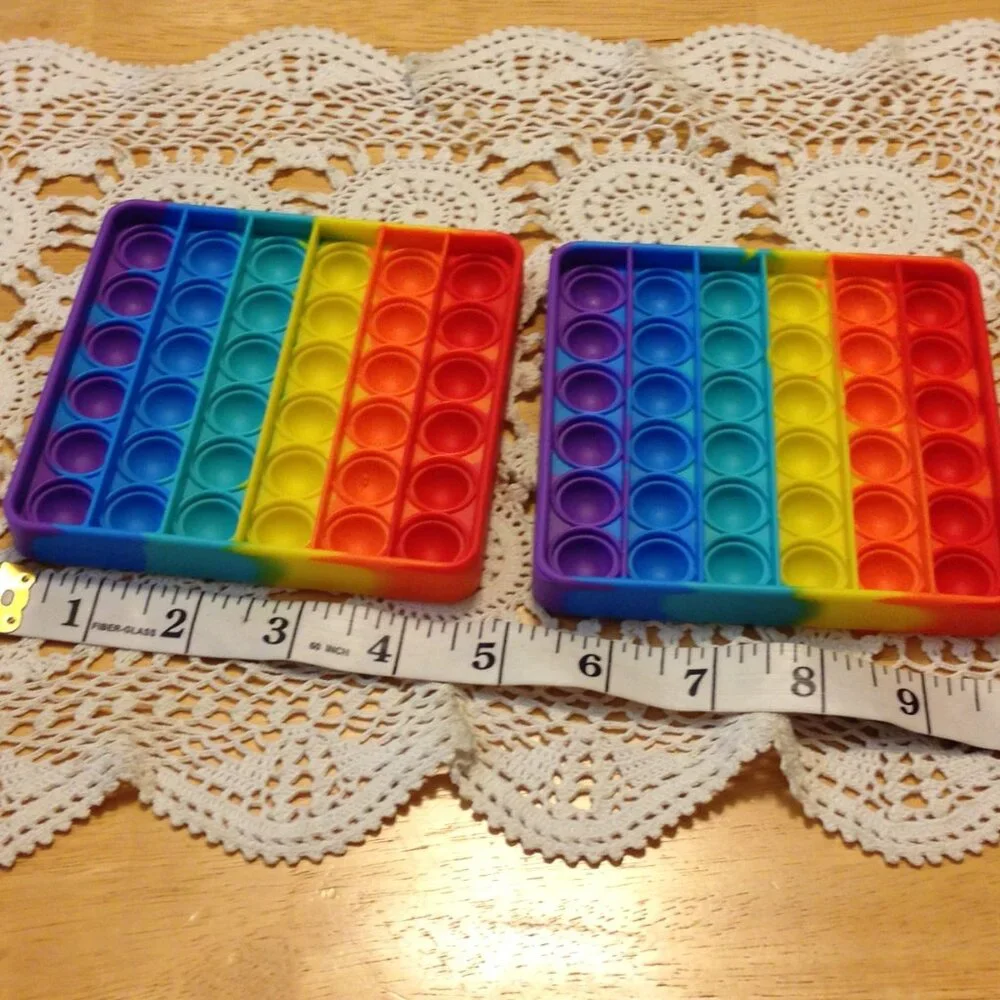 Pop It Fidget Bubble Games, numbers and letters